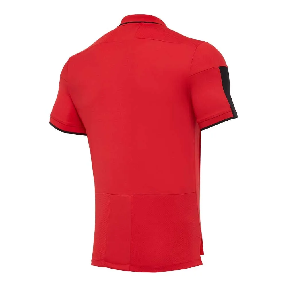 2020-2021 Wales Travel Tech Polo Shirt (Red)