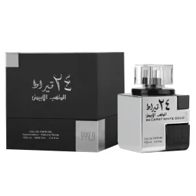 24 Carat White Gold by Lattafa 100ml EDP