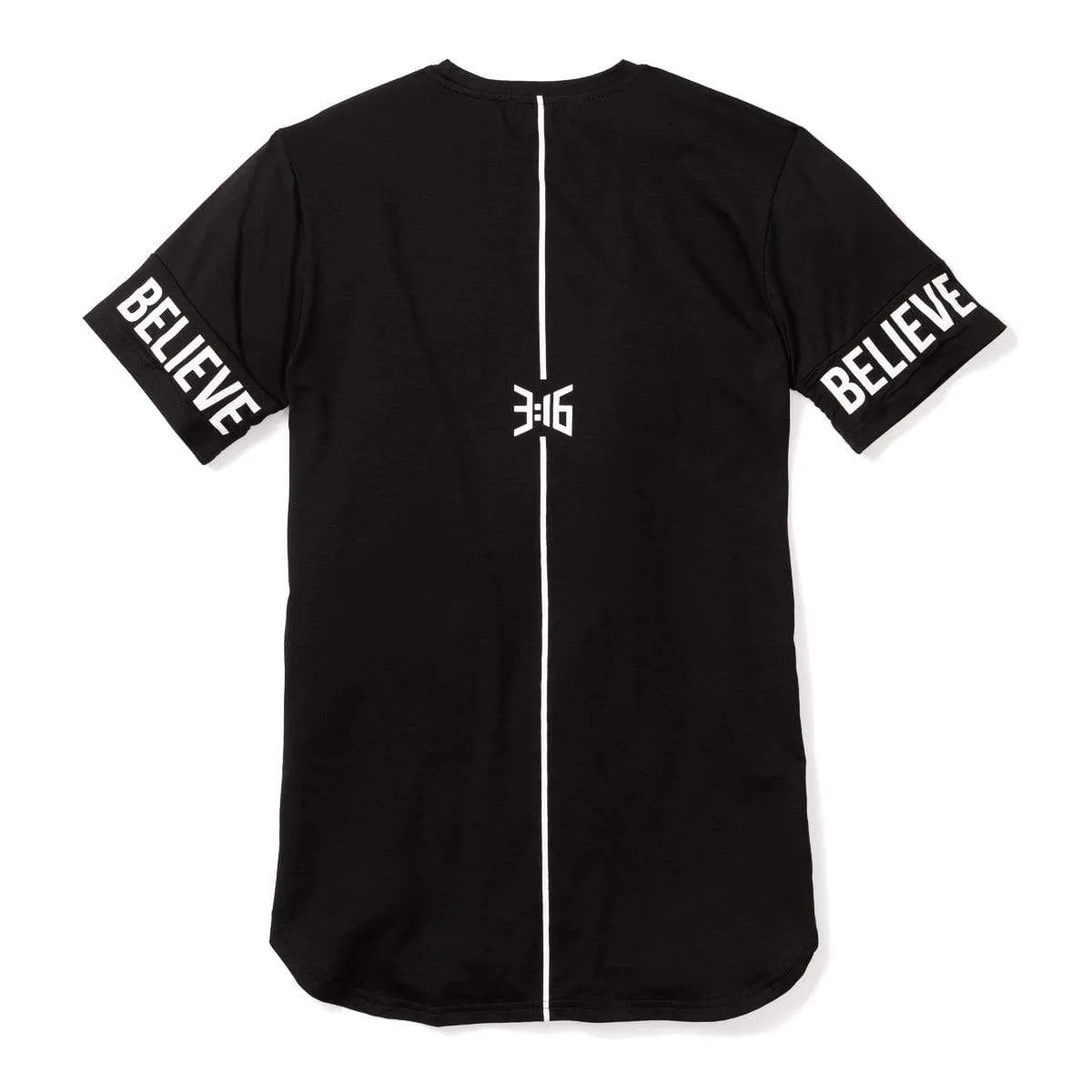 3:16 - Believe Sleeve Tee - Black