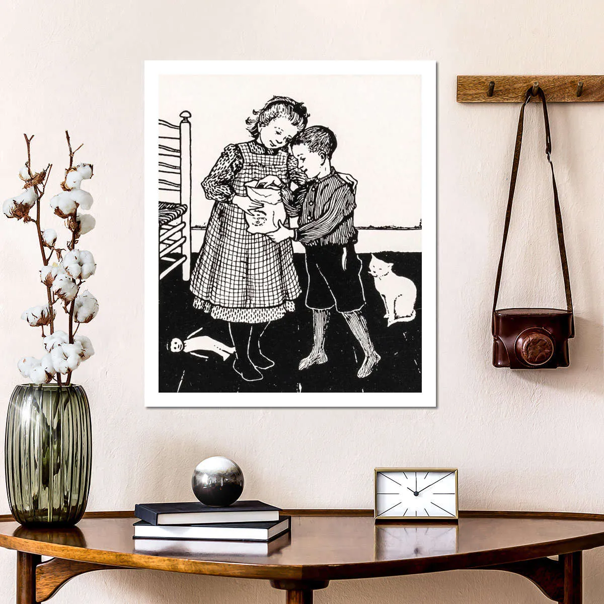 A Boy And A Girl Wall Art