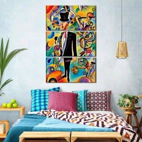 A Businessman - In The Style Of Picasso Wall Art