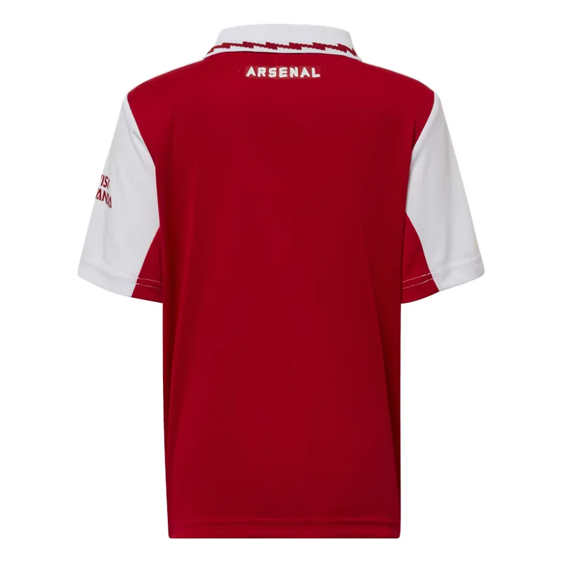 adidas Arsenal FC Official 2022/23 Home Mini Kit - Youth - Scarlet/White