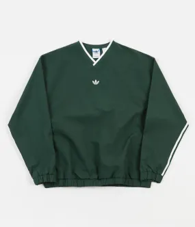 Adidas Windbreaker Sweatshirt - Collegiate Green - White