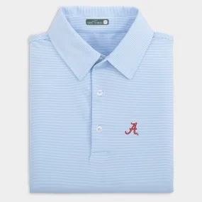 Alabama Pinstripe Performance Polo