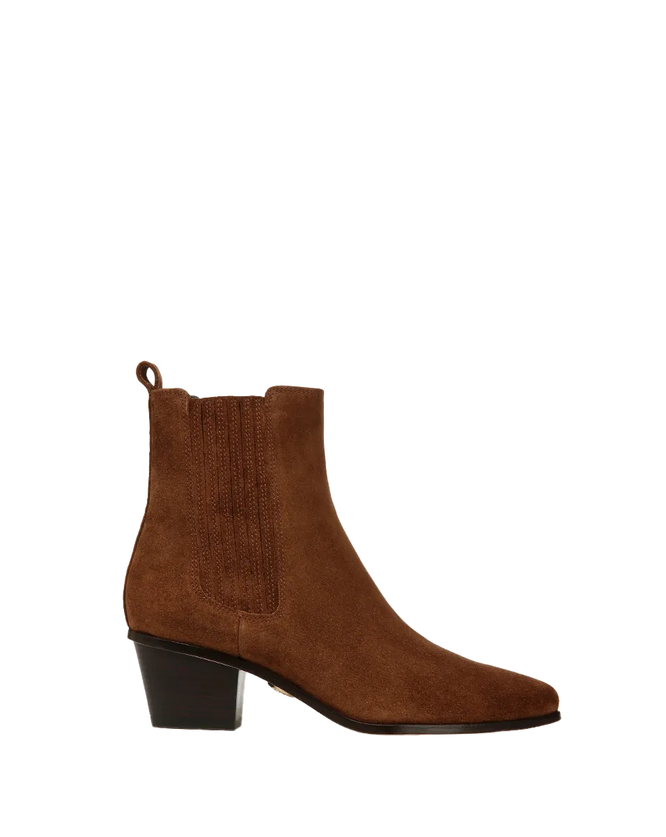 Alina Suede Bootie