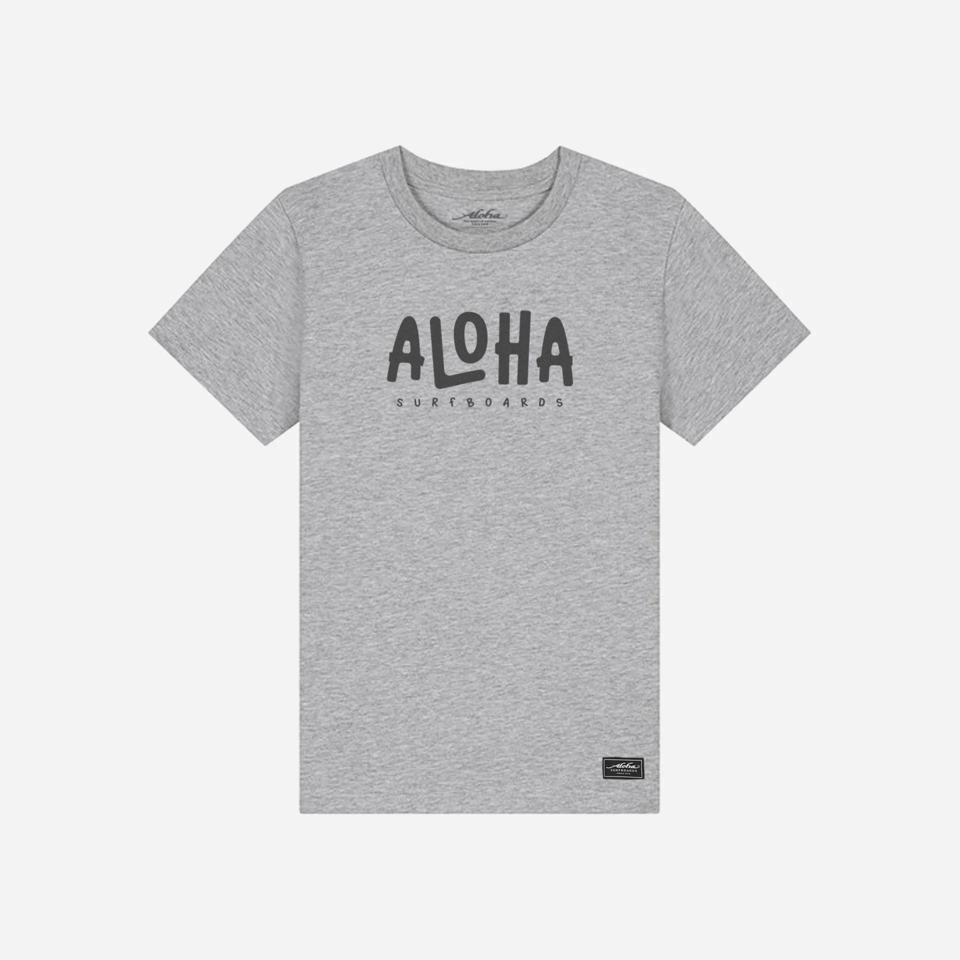 Aloha Kids Logo T-Shirt - Heather Grey