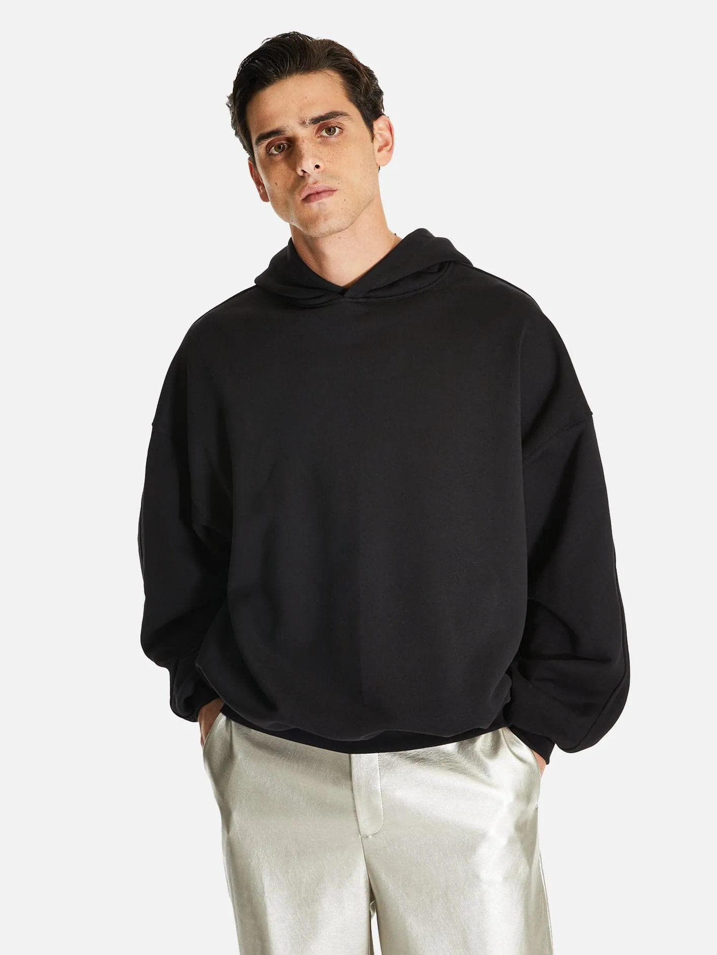 Amagi Sırt Baskılı Oversize Kapüşonlu Sweatshirt