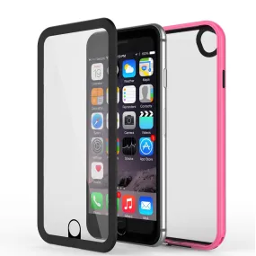 Apple iPhone 7 Waterproof Case, PUNKcase CRYSTAL 2.0 Pink W/ Attached Screen Protector  | Warranty