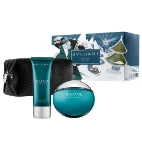 Aqva Pour Homme by Bvlgari 100ml EDT 3 Piece Gift Set