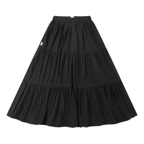 A[S]USL NYLON 3-LAYER SKIRT-BLACK