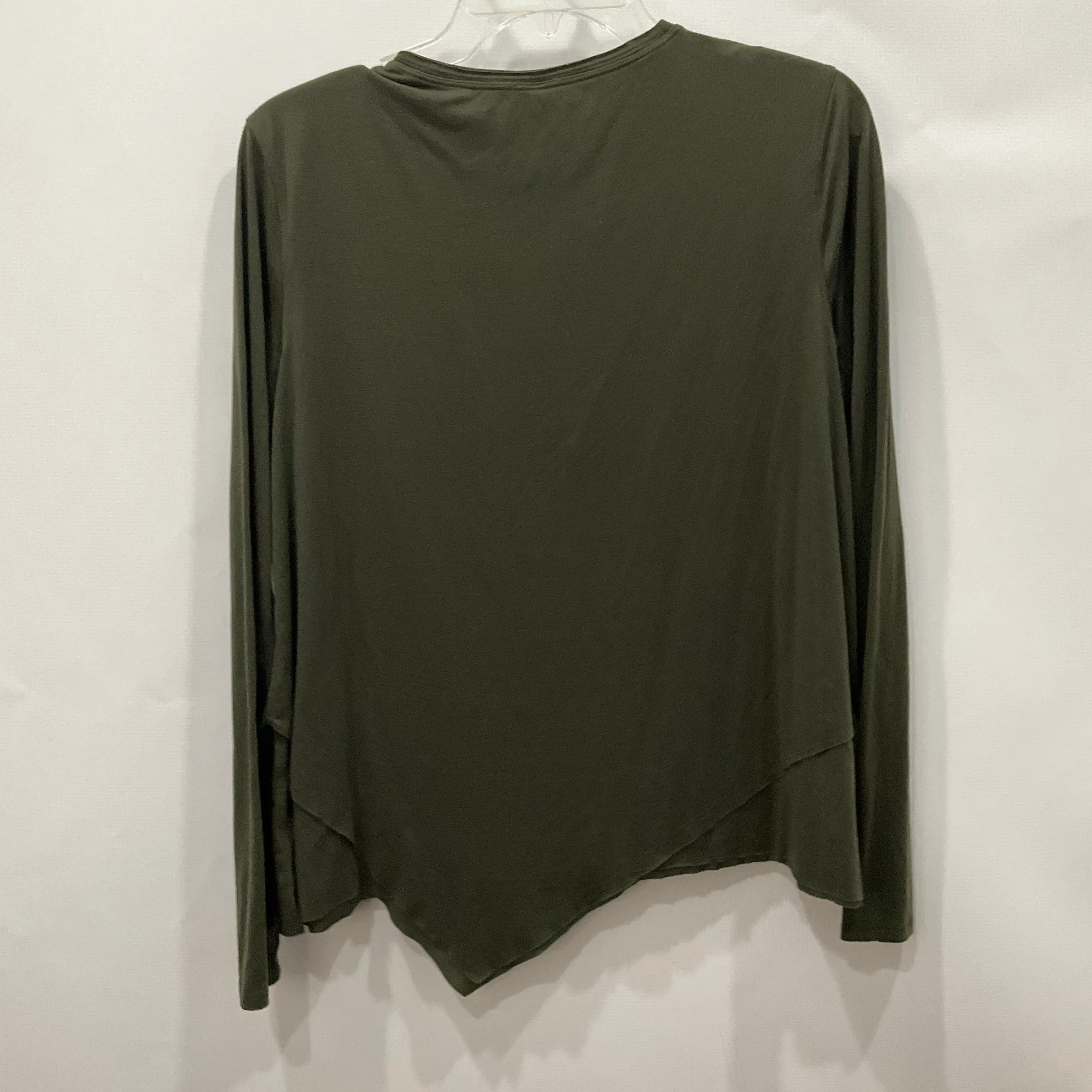 Athletic Top Long Sleeve Crewneck By Lululemon In Green, Size: 6