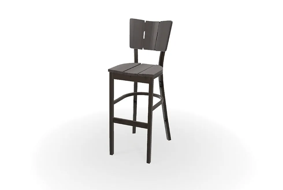 Avant MGP Aluminum Bar Height Stacking Chair By Telescope Casual