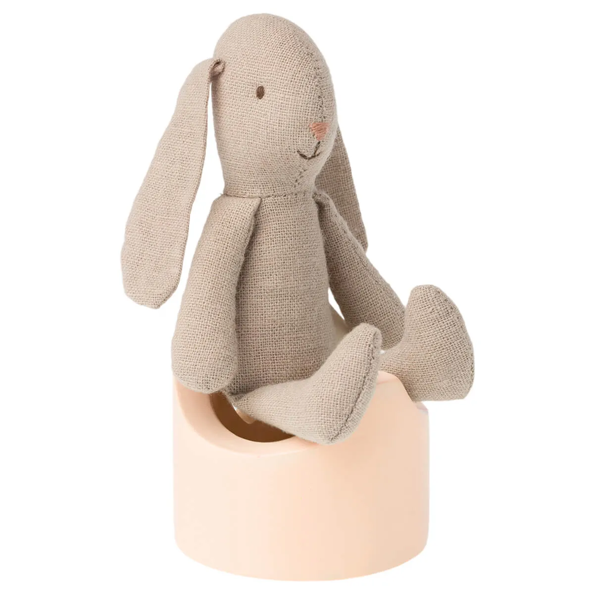 Baby Mouse / Bunny Potty (Wooden) by Maileg