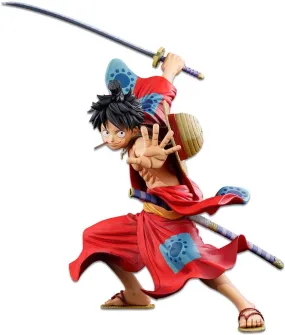 Banpresto One Piece World Figure Colosseum 3 Super Master Stars Piece The Monkey.D.Luffy Manga Dimensions, Multiple Colors (BP16446)