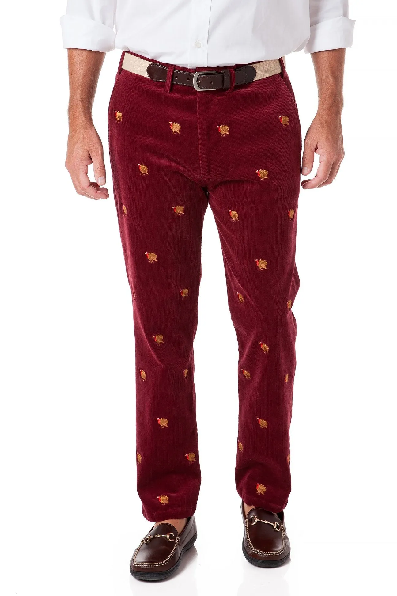 Beachcomber Corduroy Pant Merlot with Turkey