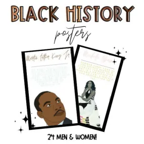 Black History Month | Printable Classroom Resource | Kinder and Kindness