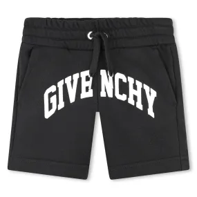 Black Logo Shorts