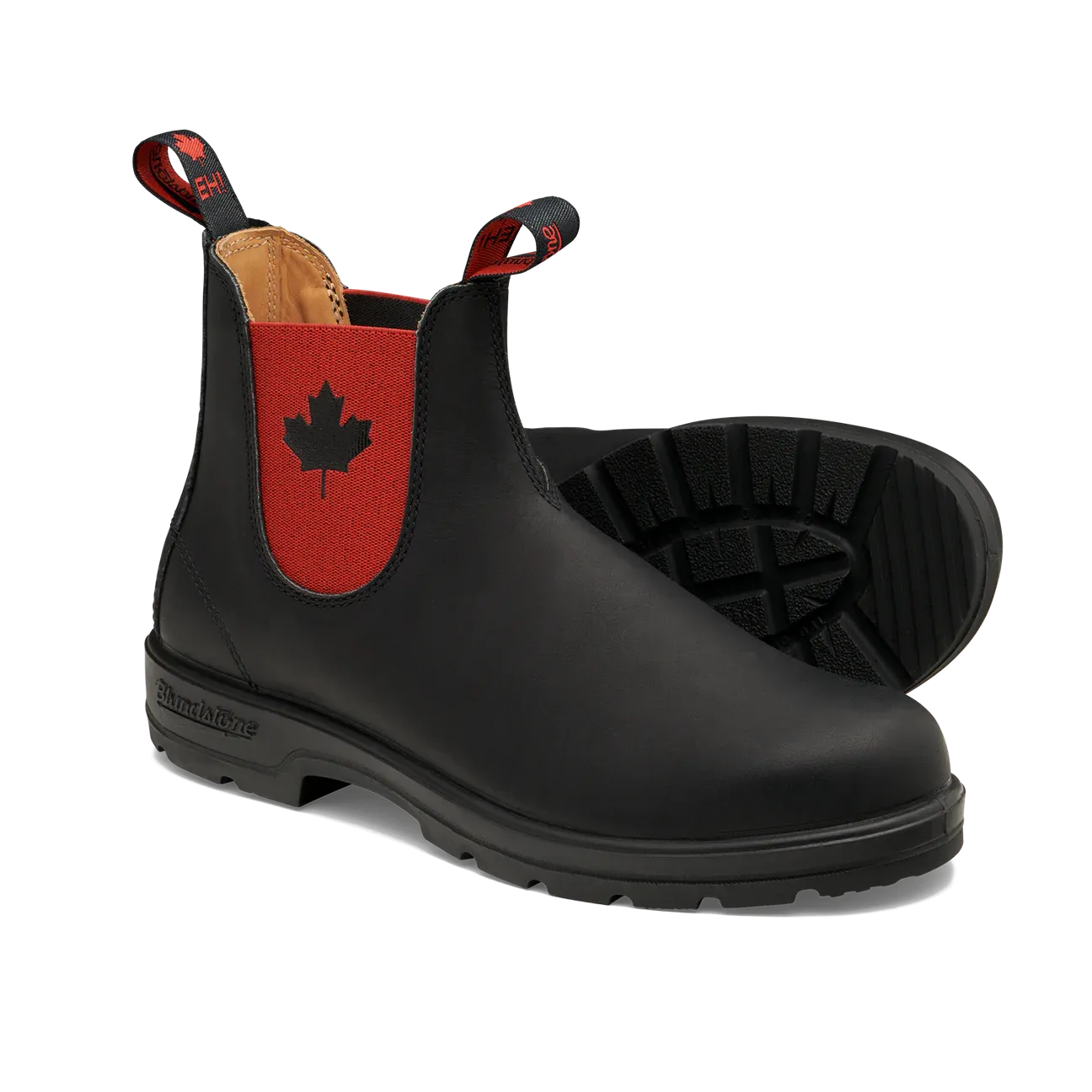 Blundstone Eh! Boot Black w/Red Elastic - 1474