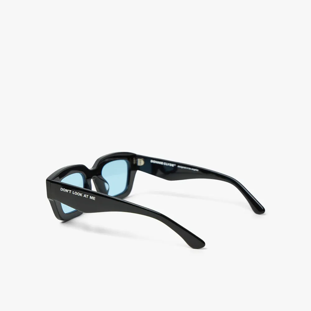 Bonnie Clyde Karate Sunglasses Black / Blue