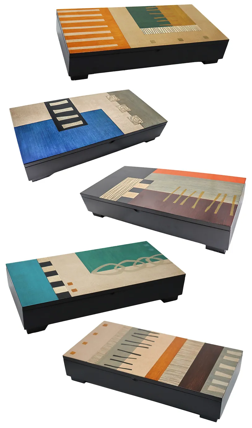 Brazilian Home Collection, Recycled Wood Boxes, 13” X 6” X 2”