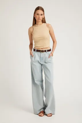 Bruni Denim Pleated Trousers