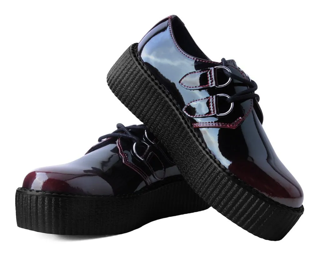 Burgundy Gradient D-Ring Mondo Creeper