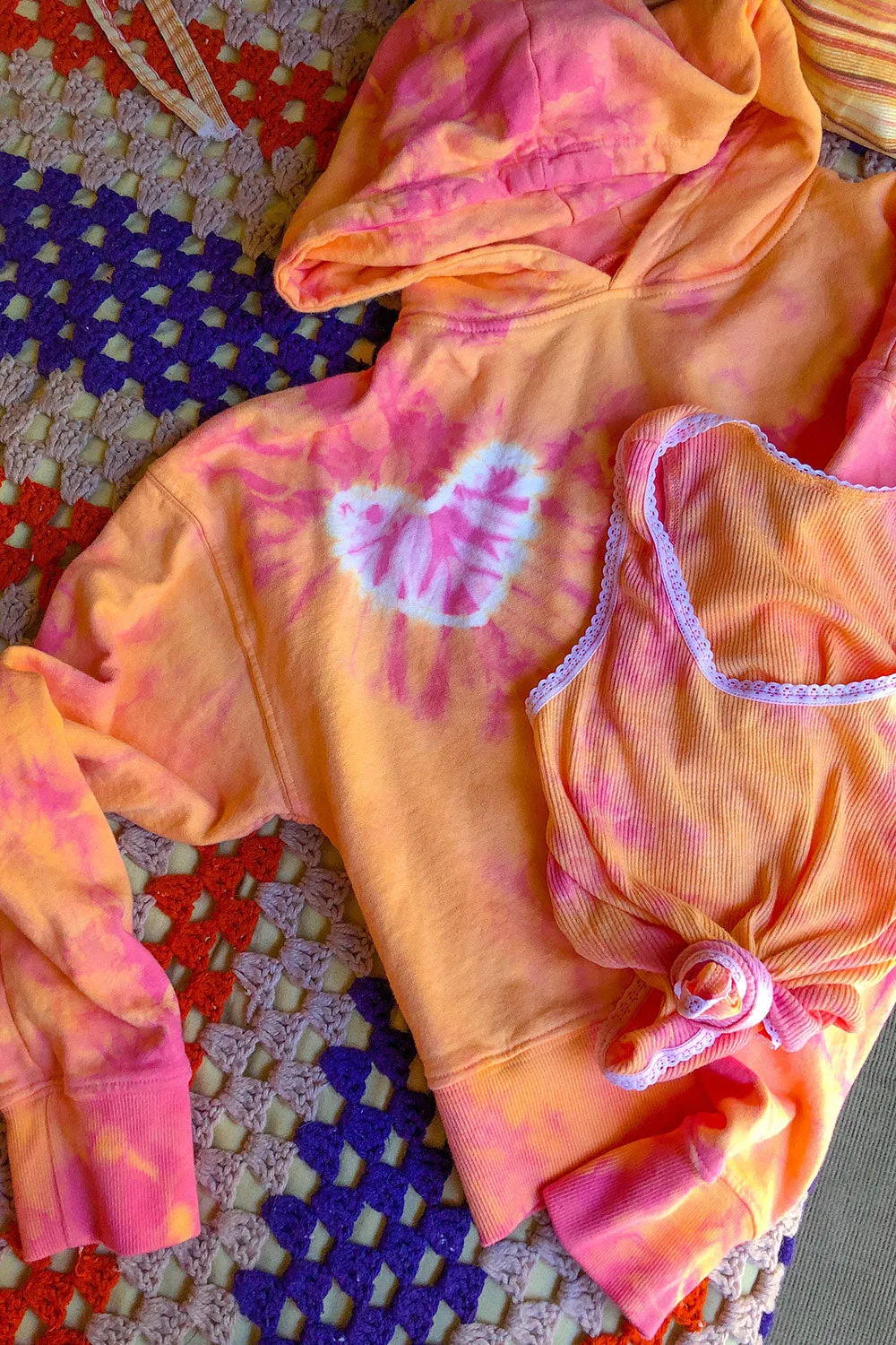 Burl Sweatshirt - Sherbet Tie Dye