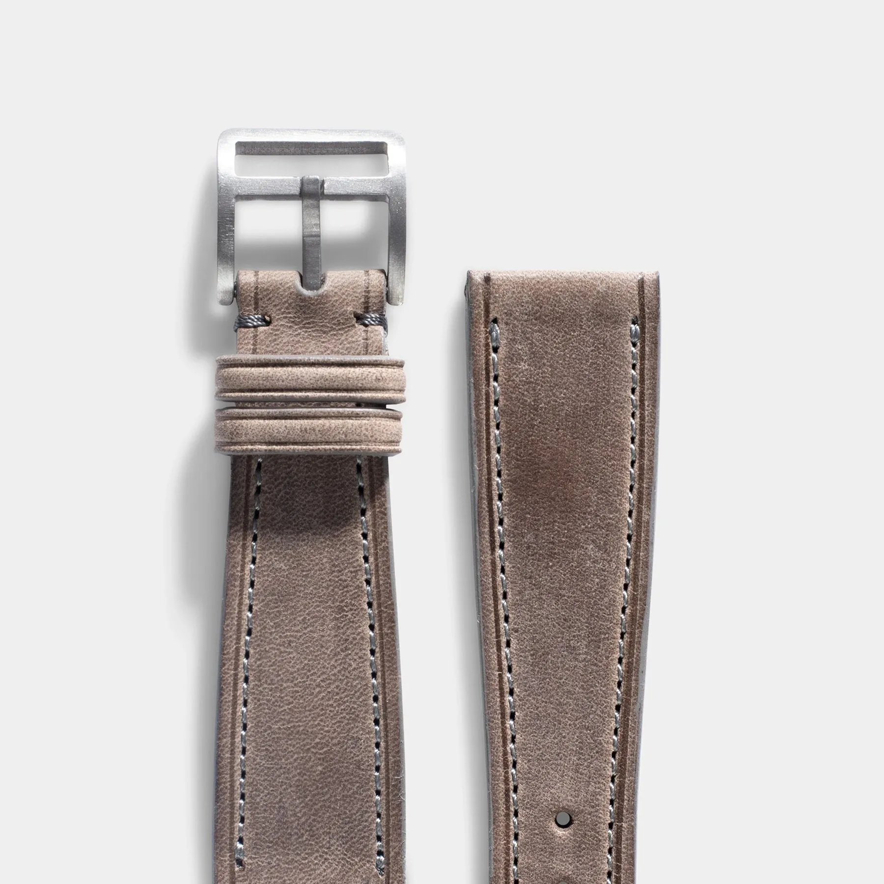 Café au Lait Leather Watch Strap