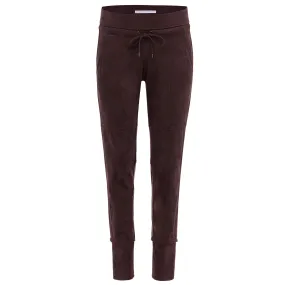 Candice Suede Pant - Tabak