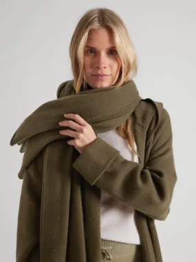 Cashmere scarf "Signature" - hunter