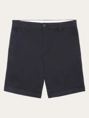 CHUCK regular chino poplin shorts - Black Jet