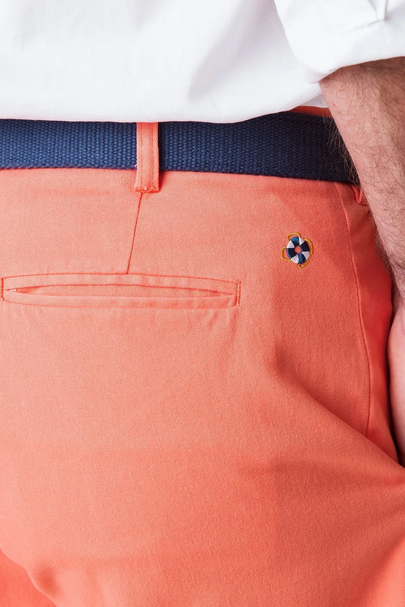 Cisco Short Stretch Twill Coral