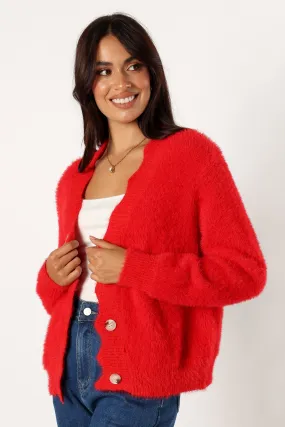 Clara Cardigan - Red