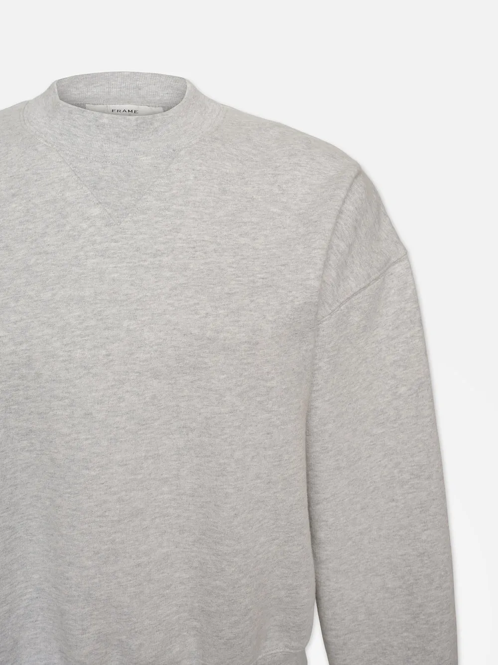 Classic Crew Sweatshirt -- Heather Grey