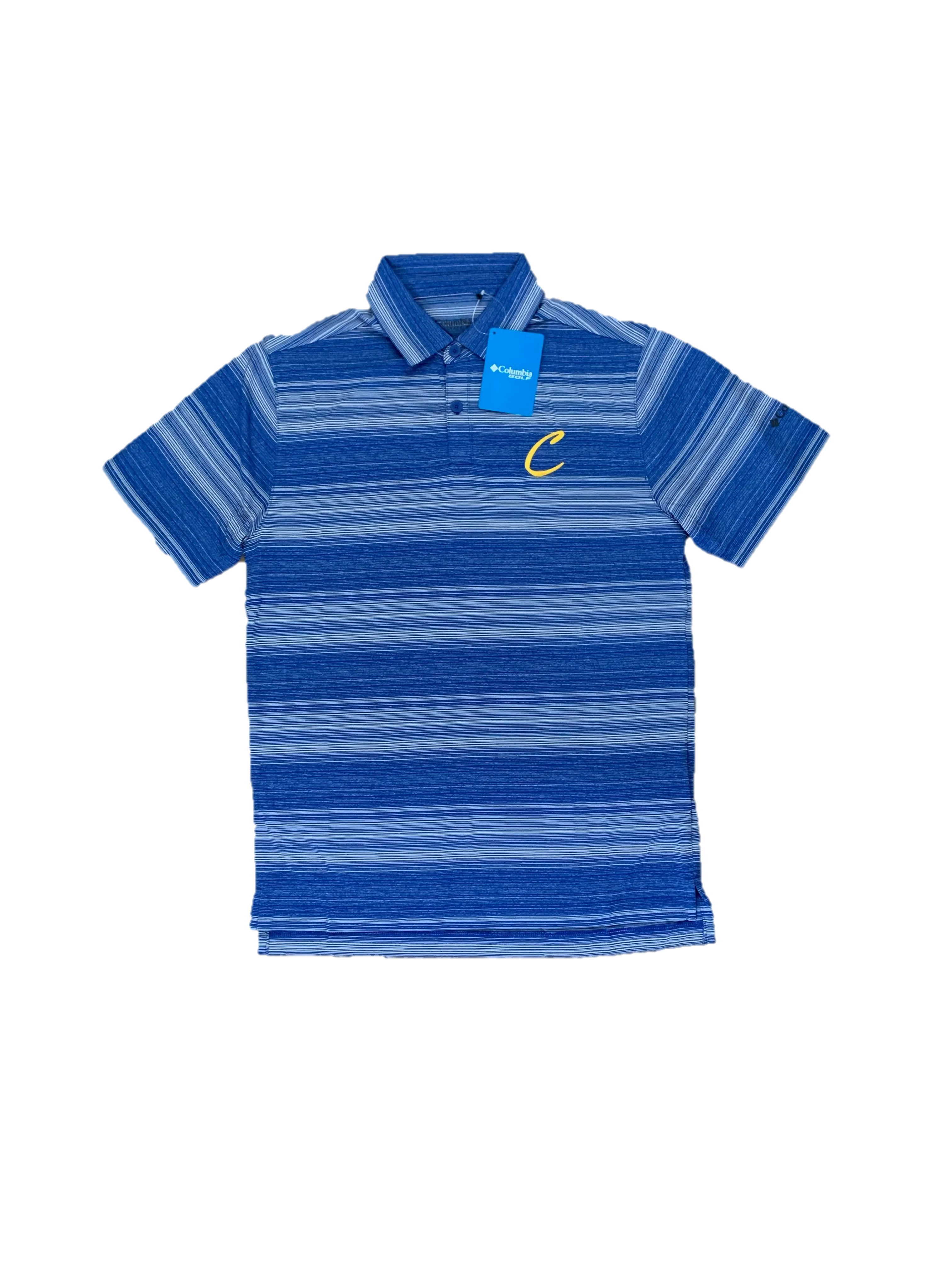 Columbia Blue Stripe Polo