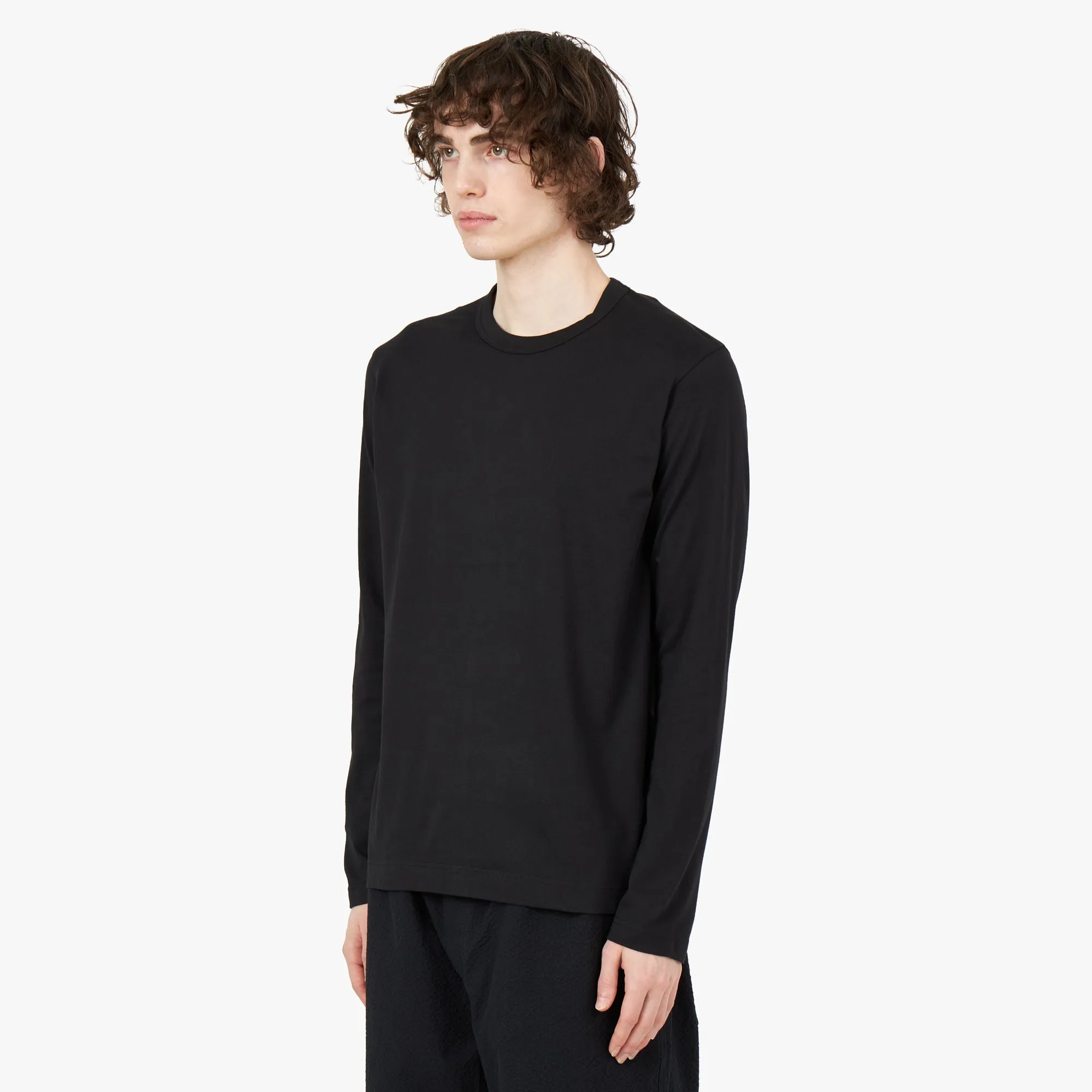 COMME des GARÇONS SHIRT Long Sleeve Forever T-shirt / Black