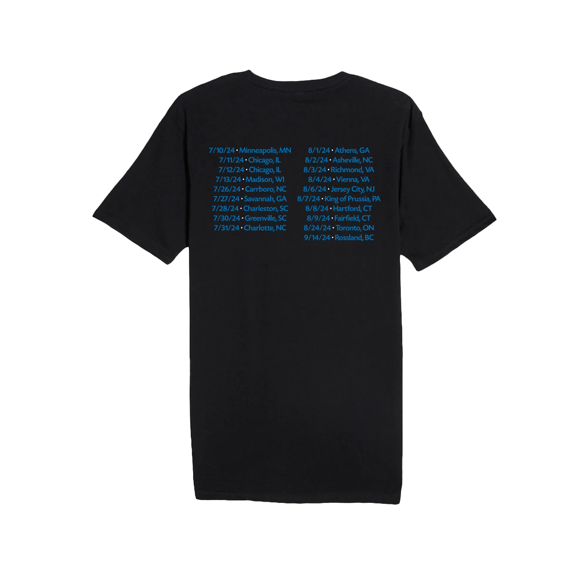 Continue as a Guest 2024 Tour Tee - Black