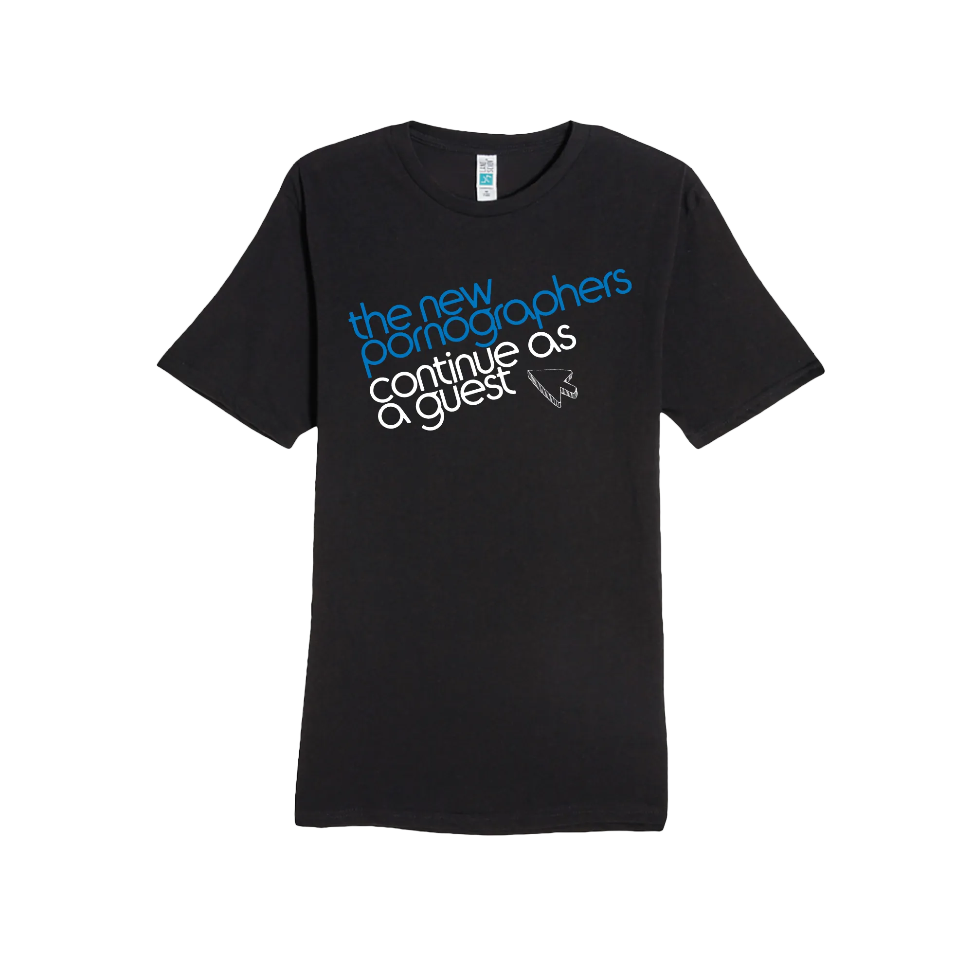 Continue as a Guest 2024 Tour Tee - Black