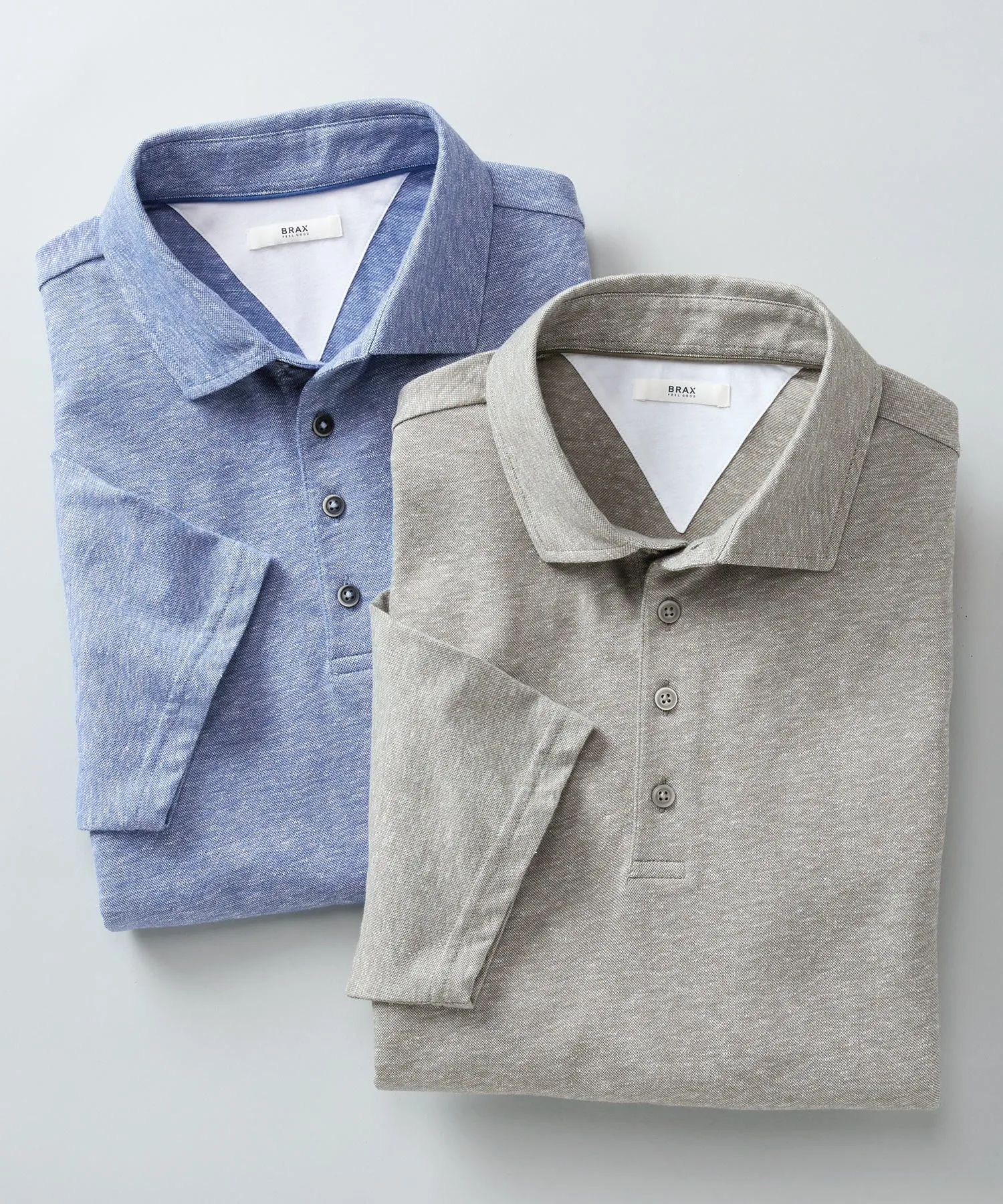 Cotton-Linen Polo Shirt