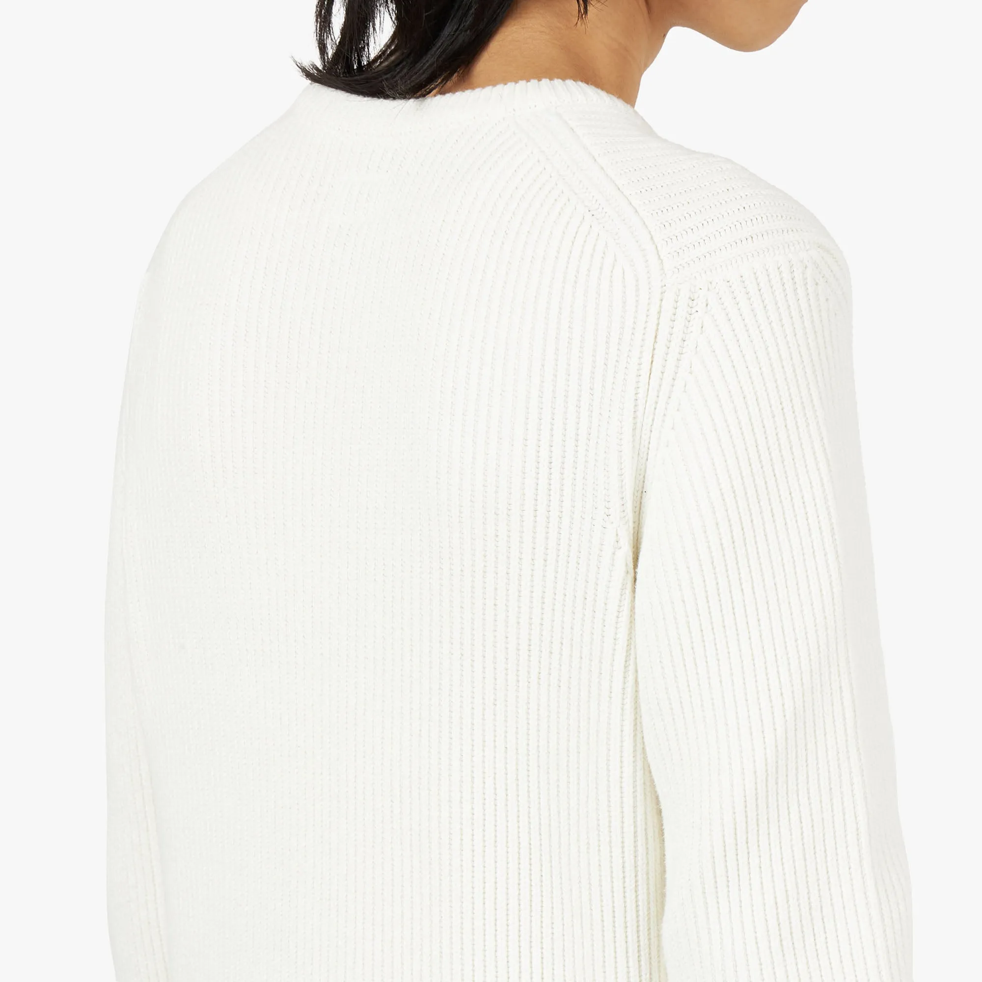 C.P. Company Full Rib Crewneck / Gauze White