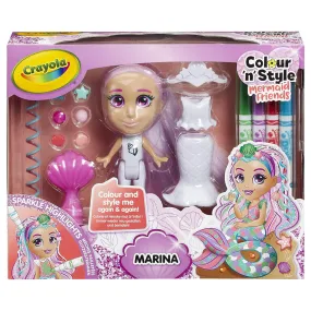 Crayola Colour 'n' Style Mermaid Friends Marina Doll