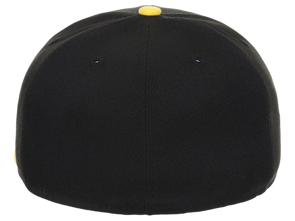 Crowns By Lids Full Court Fitted Cap - Black/Yellow