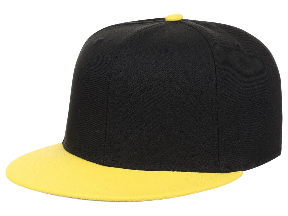 Crowns By Lids Full Court Fitted Cap - Black/Yellow