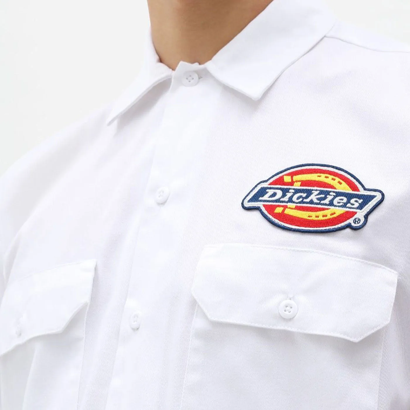 Dickies Shirt Short-Sleeve Logo White