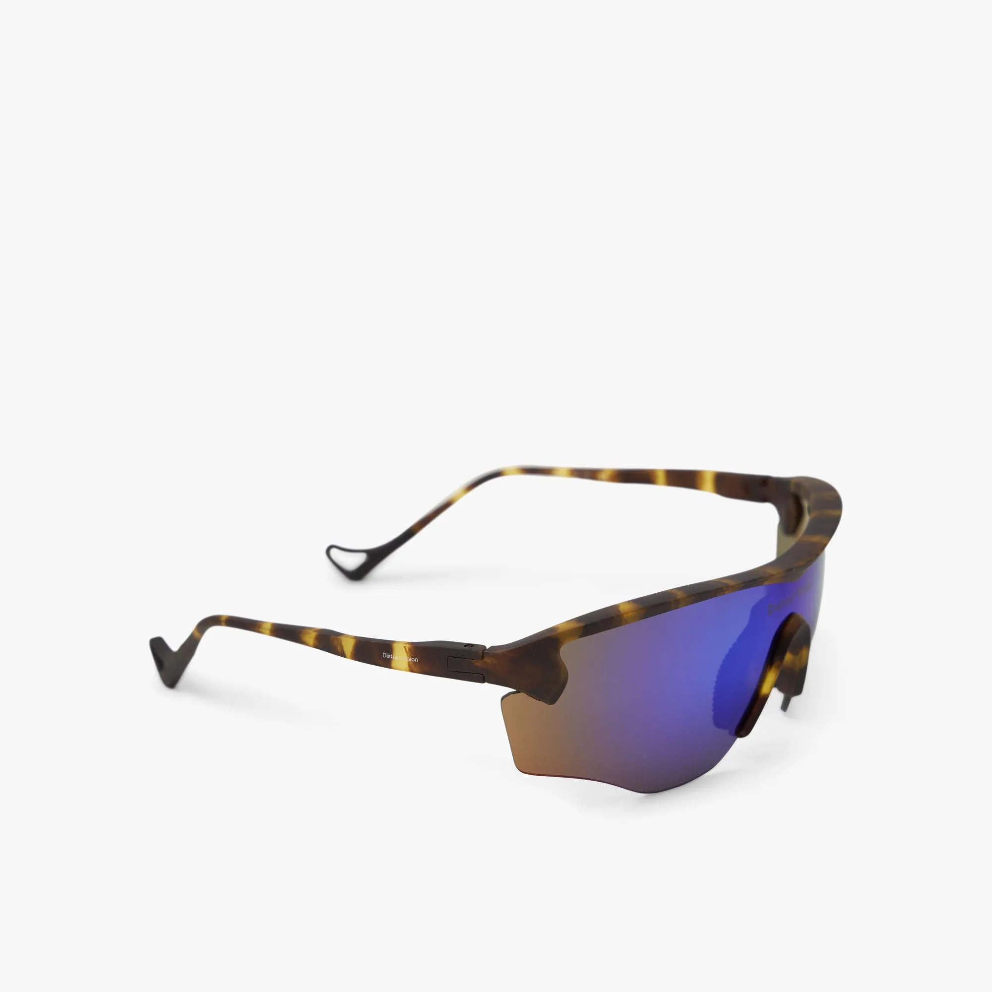 District Vision Junya Racer Tortoise / Blue Mirror