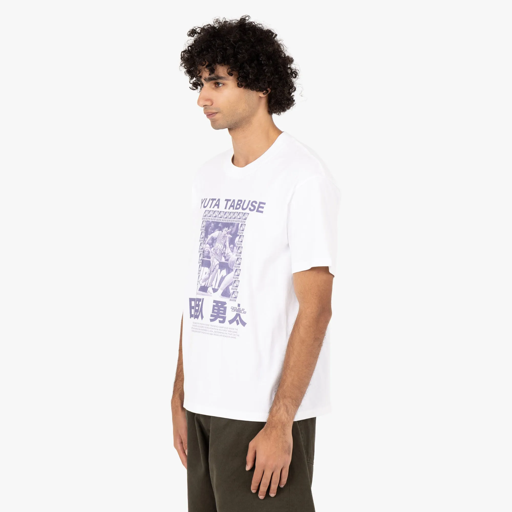 Double Dribble Yuta Tabuse T-shirt / White