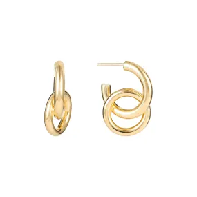 Double Hoop Drop Earring