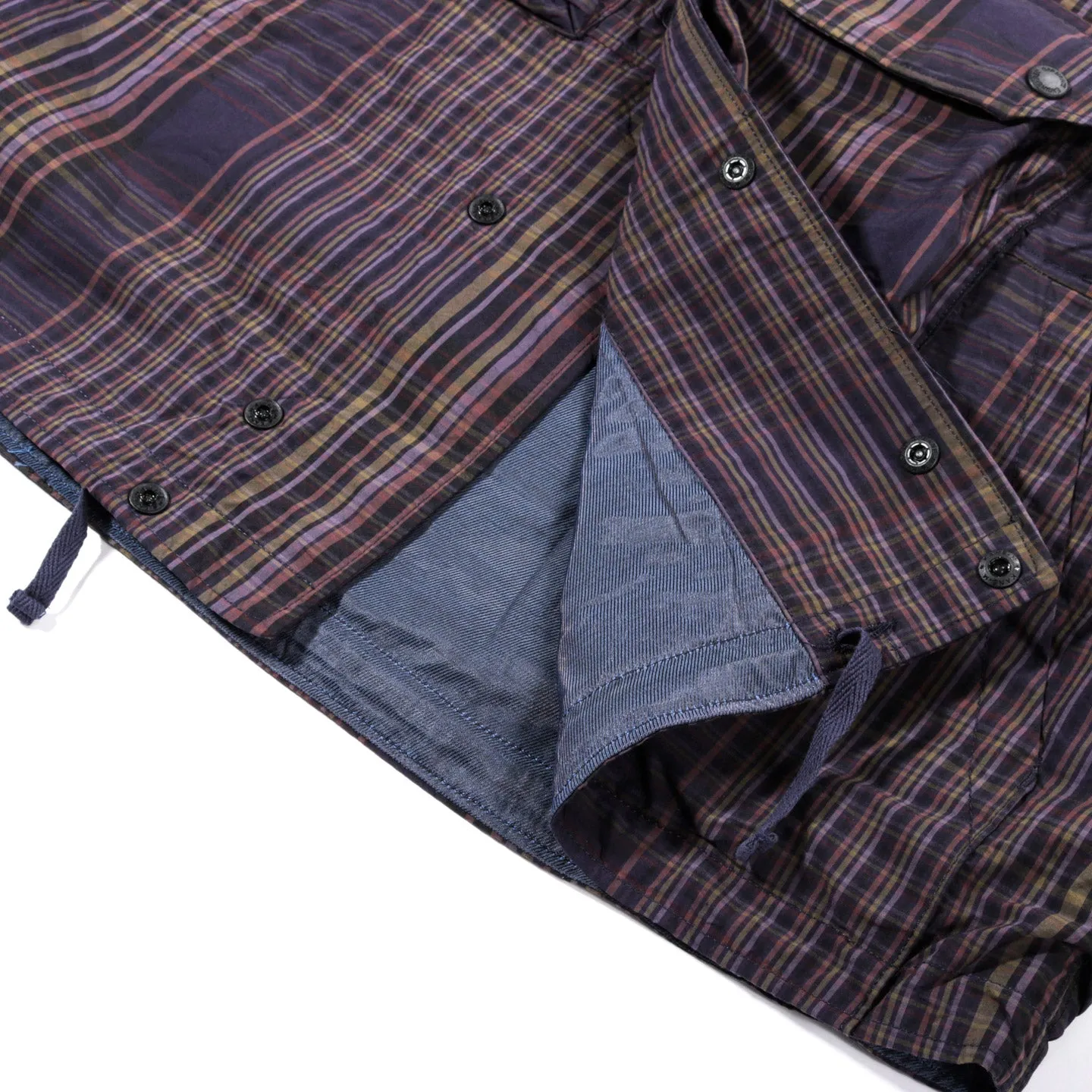 ENGINEERED GARMENTS COVER VEST MULTI COLOR NYCO PLAID