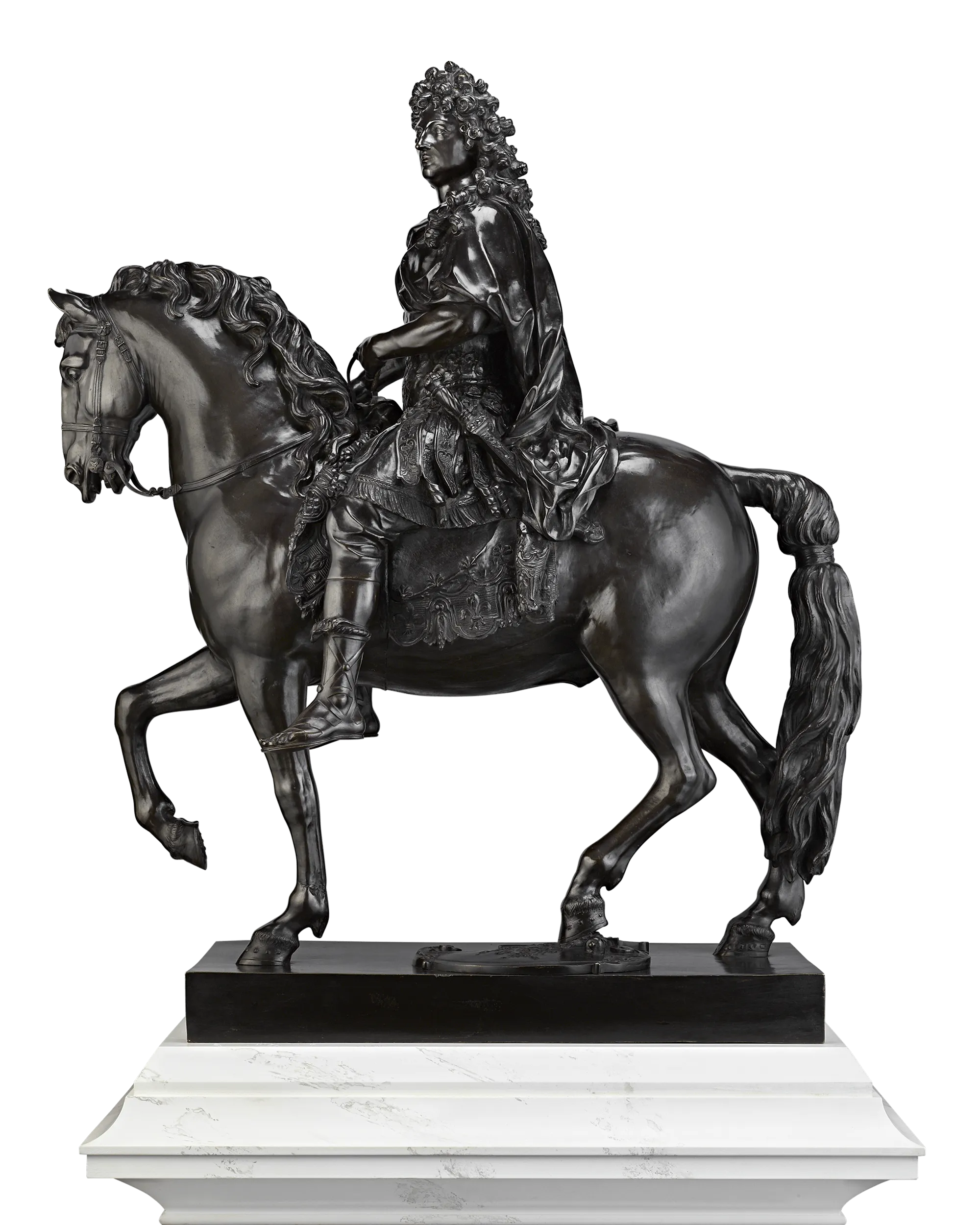 Equestrian Portrait of Louis XIV by Girardon