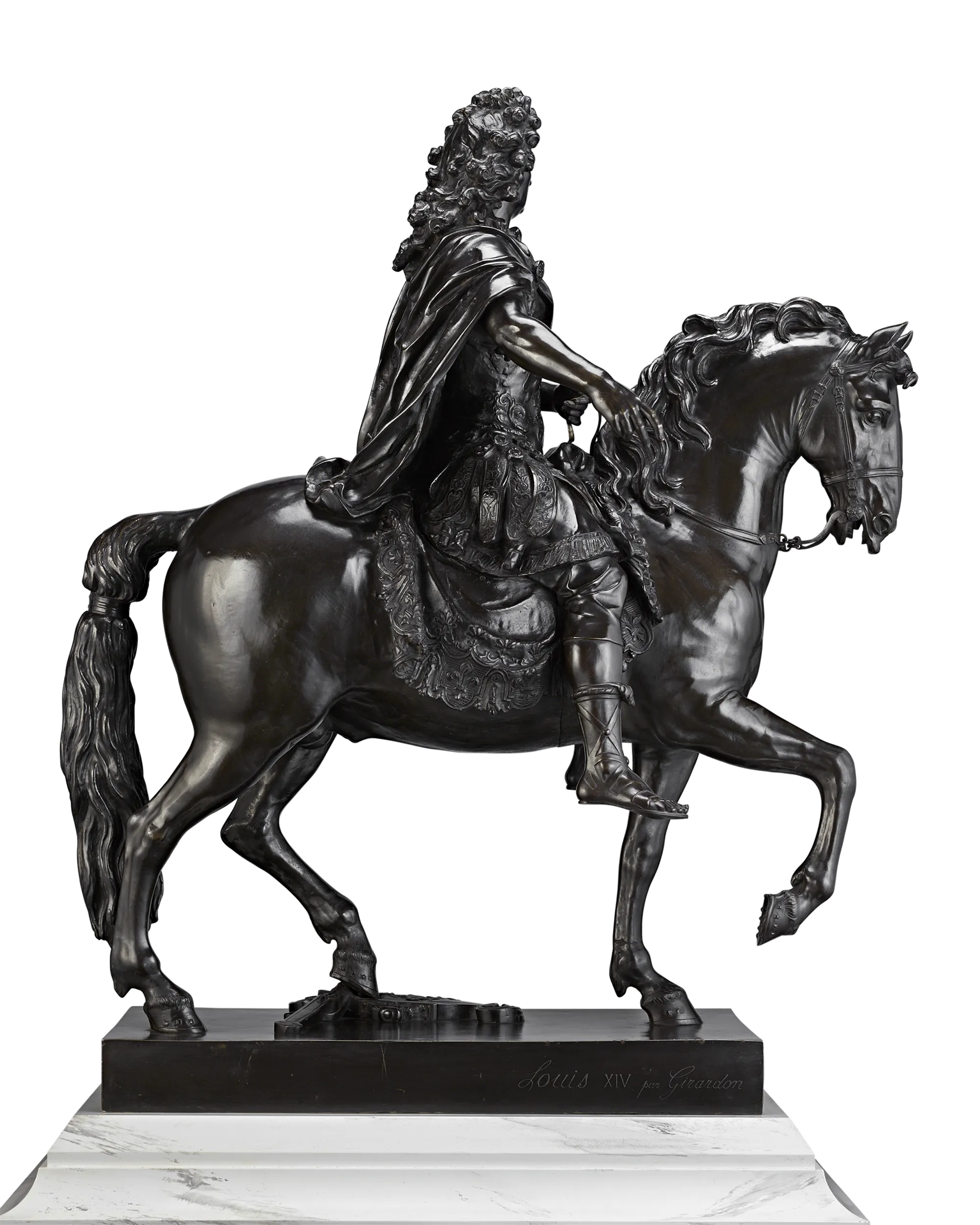 Equestrian Portrait of Louis XIV by Girardon